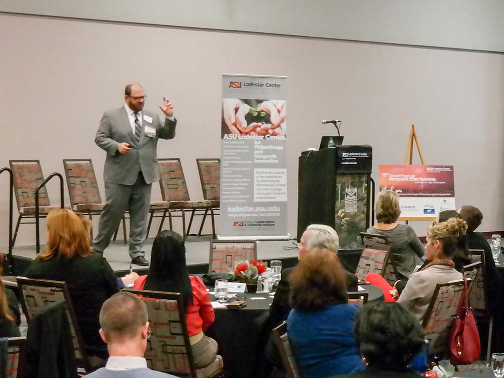 Rusty Stahl at the 2018 forum