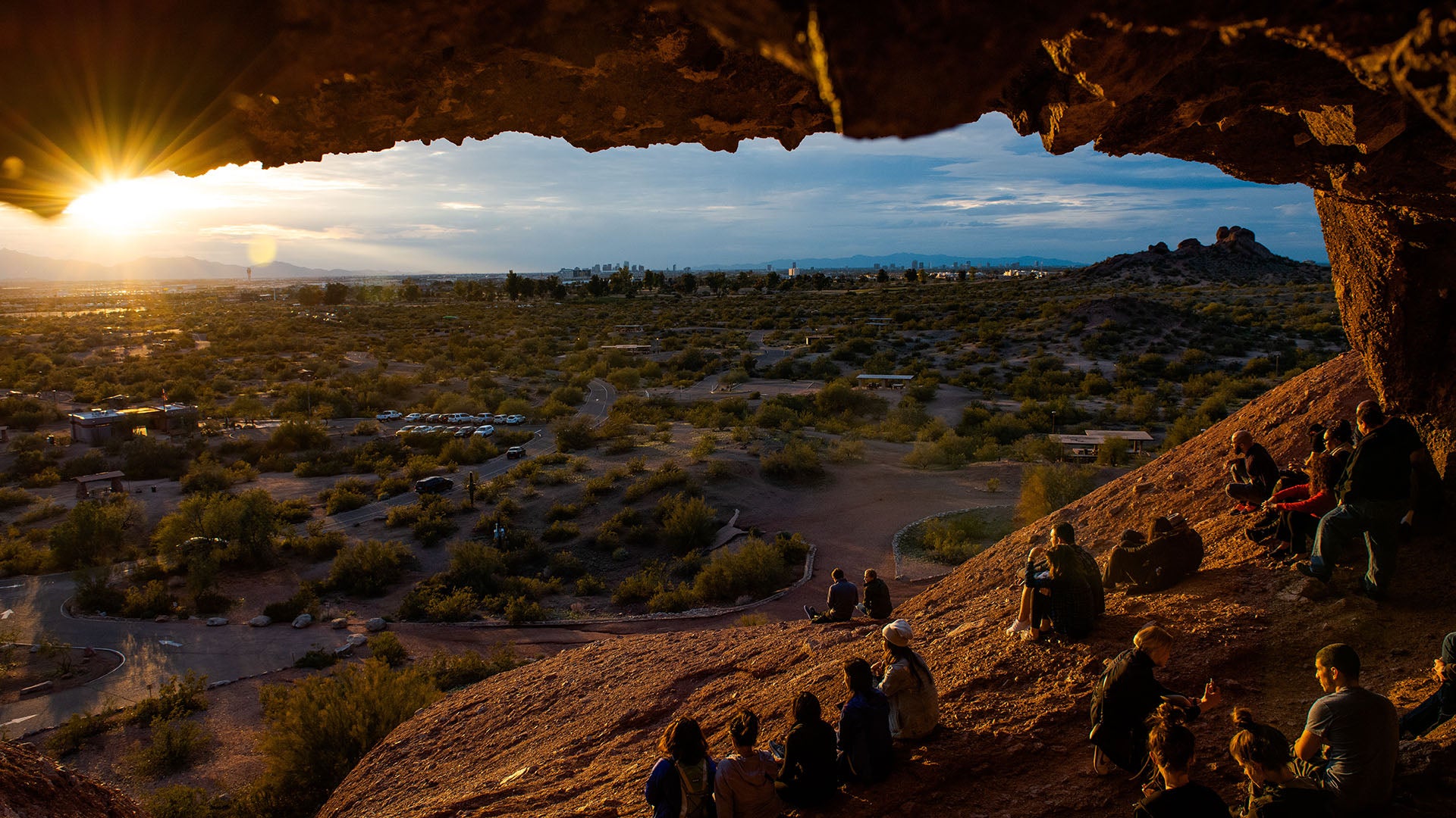 Sunset over Papago Park