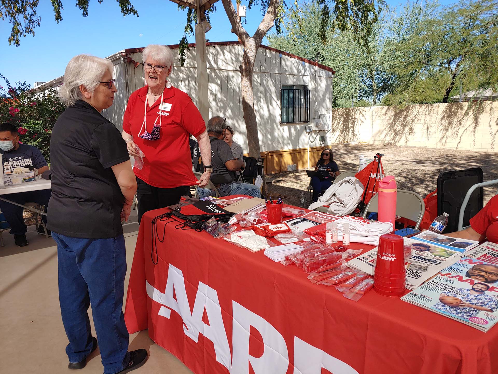 Debbie at YWCA Health Fair