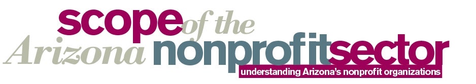 Scope of the Arizona nonprofit sector logo