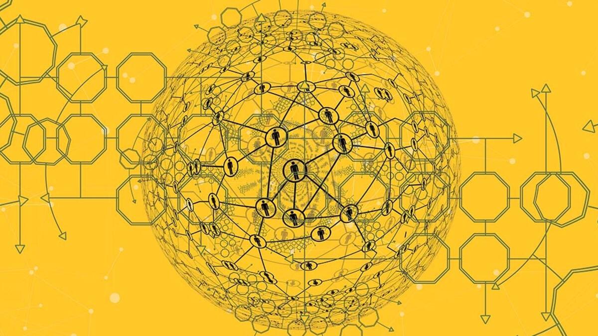 Illustration of a spherical network